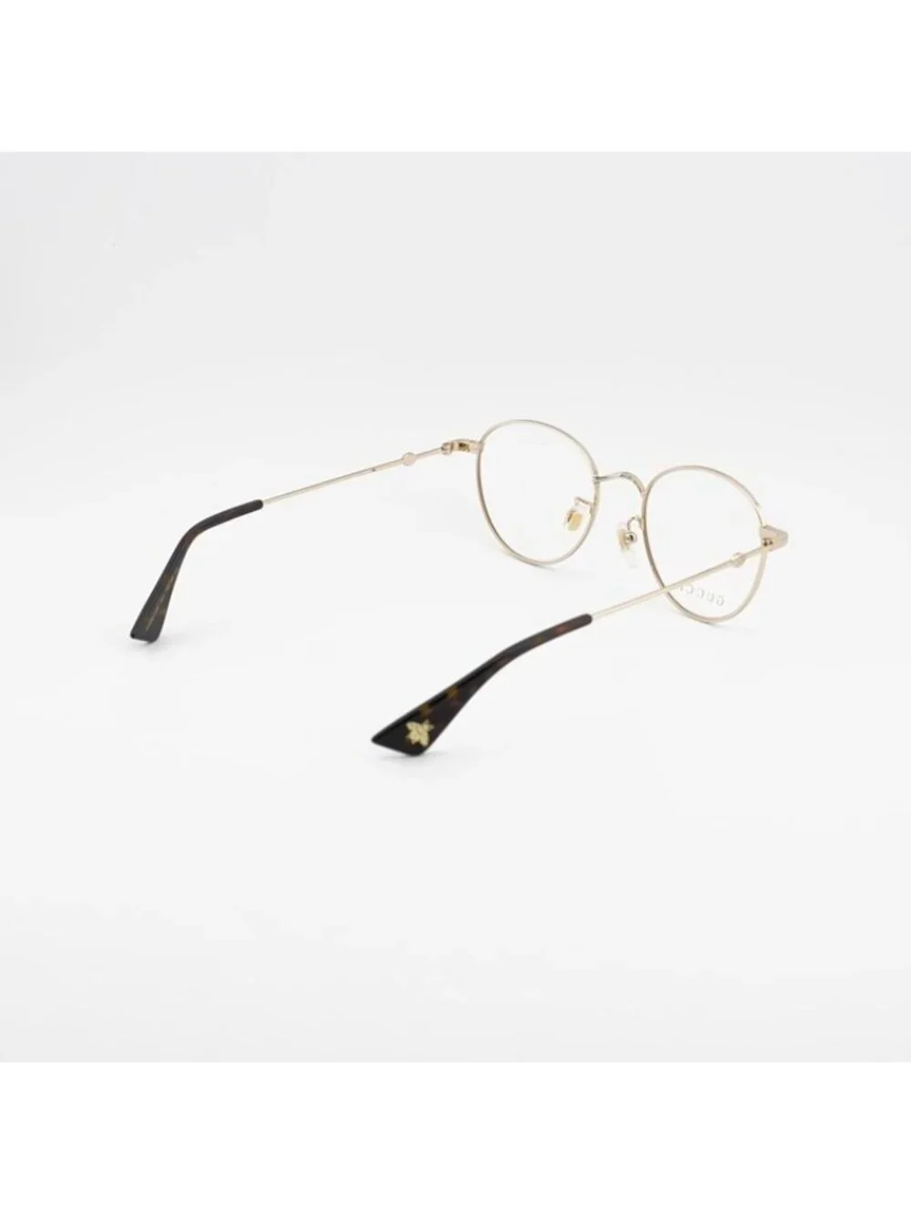 Gucci GG0607OK 001 Eyeglasses Gold 50mm Round Frame
